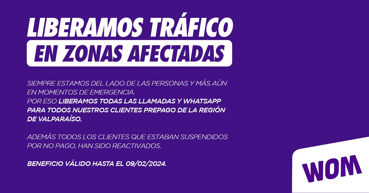 WOMTeAyuda Chile tweet media