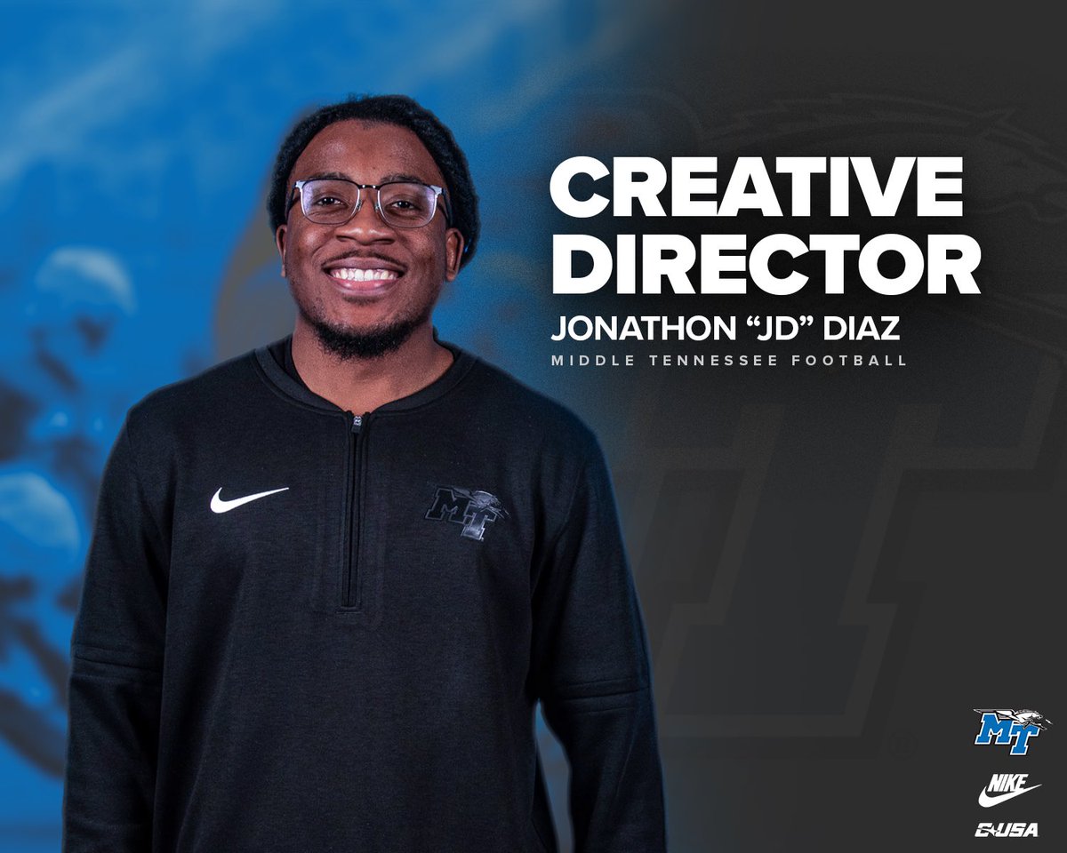 Truly blessed🙏🏾 Excited to announce that i’ve been promoted to Creative Director for @MTFB_Recruiting Would not have this opportunity without the confidence and support of @CoachDerekMason @CaitlynM_5 👊🏾💙 #BoroBuilt #MiddleMade