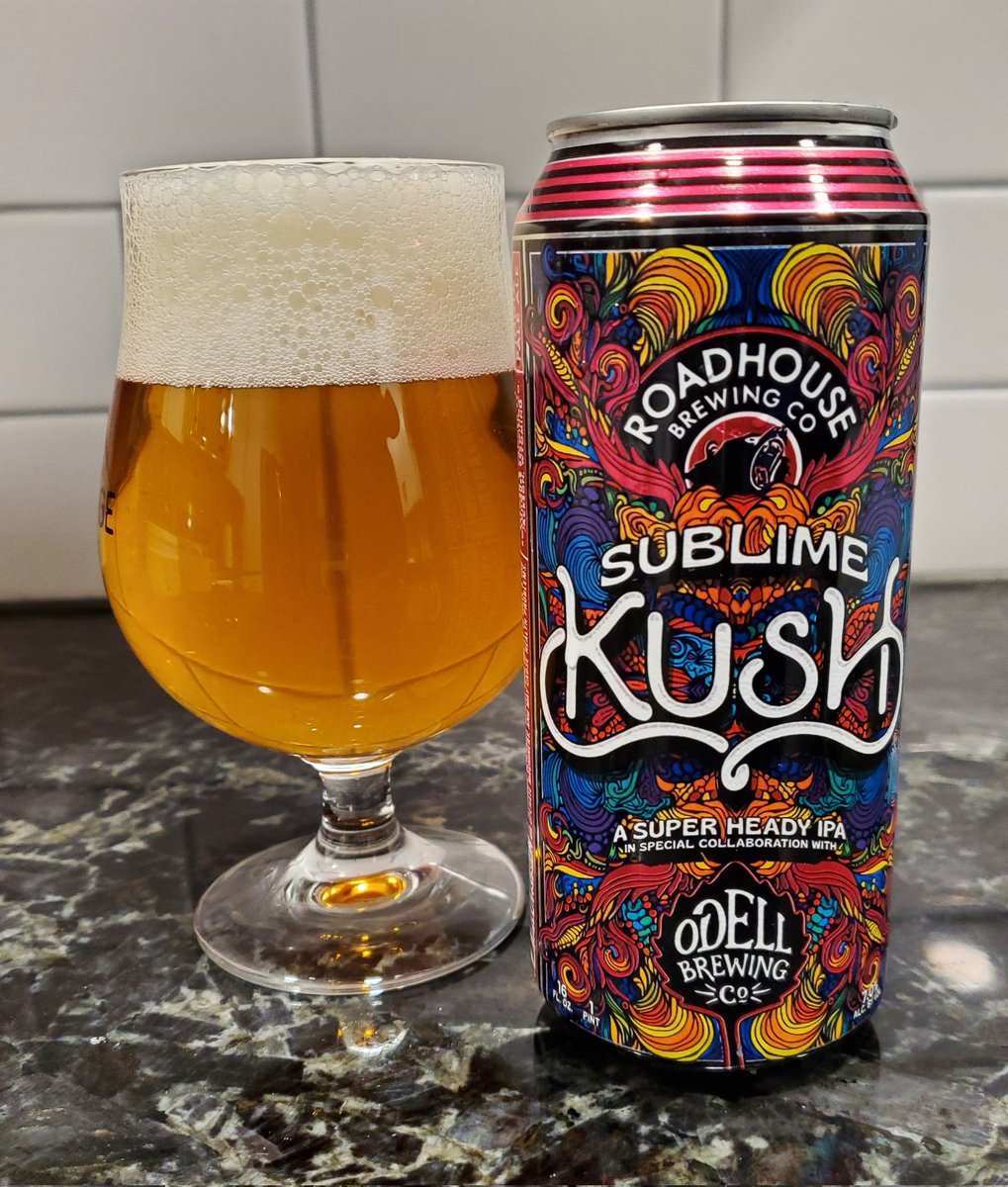 Sublime Kush IPA collab. With Roadhouse Brewing (Jackson, WY) and Odell Brewing (Fort Collins, CO) 
This is a great beer! Great can art too!
Comes in at 7.0%
@ephoustonbill @Senor_Greezy @JohanBBT @BPlohocky @RealBMaxwell @ZombieWWZ @D_V_T_ @badhopper 
#craftbeer #beer #goodbeer
