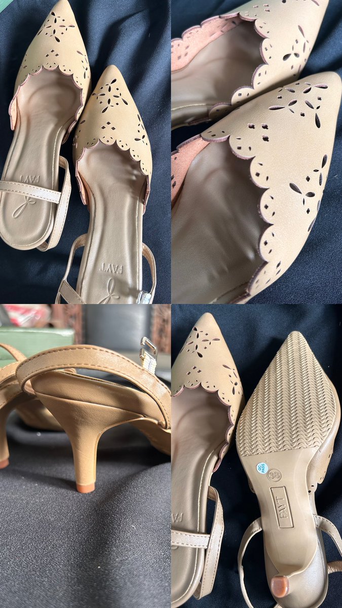 anonyrawr's tweet photo. wts cocok bgt buat heels/sandal/sepatu wisuda atau kondangan 🥹

uk 38, dijual krn lebarnya terlalu sempit di aku huhu. blm pernah dipake samsek.

- Fayt disney (pic 1): 150k
- Fayt lora (pic 3): 200k

minat dm ya maaciii! https://t.co/AblLsil1AE