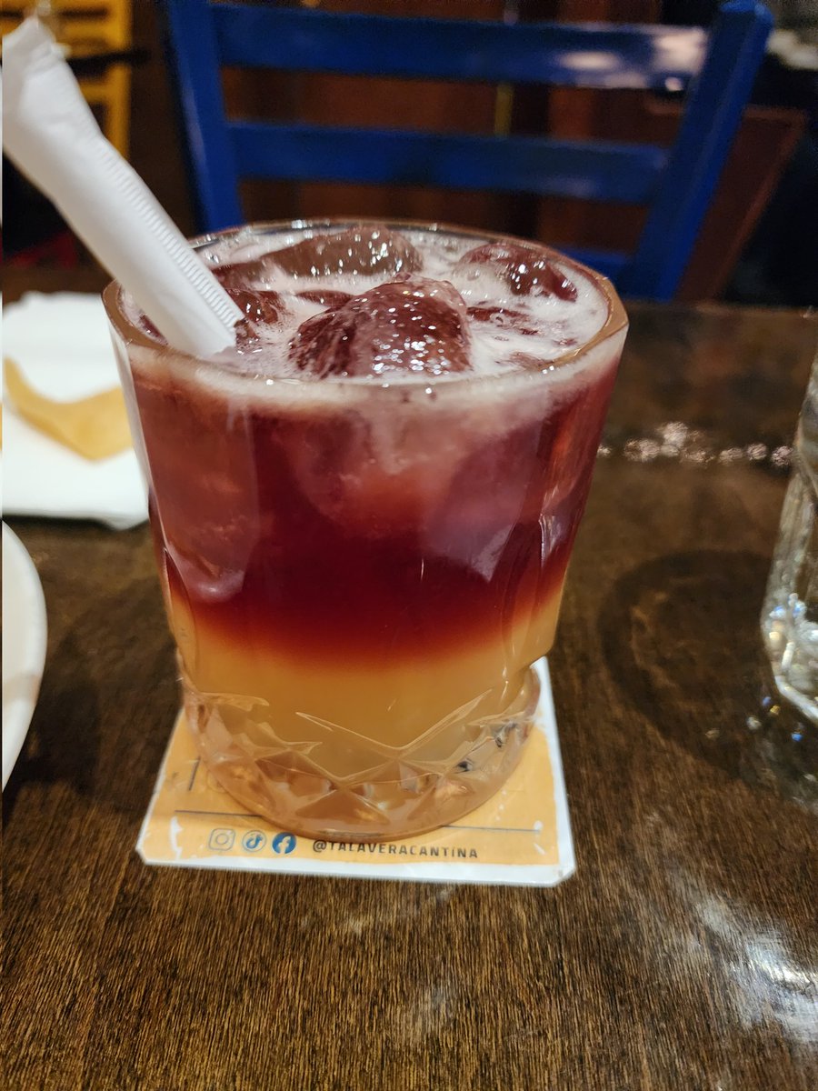 NotJamesMR's tweet photo. Highly highly recommend Talavera Cantina food was beyond amazing. Tostadas De Tinga, Bistec Ranchero Con Papas, Chocoflan Humo Mezcal-rita #resturantweek https://t.co/dDhTMy7RzI