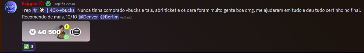 BCstore2024's tweet photo. +1 Venda de 40K Vbucks para o Skipper !
Link de nosso servidor https://t.co/LHZSd2xKNB https://t.co/RDBOGkRJbW
