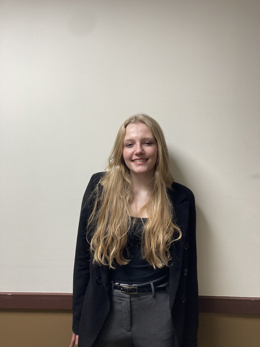 RRHSactivities's tweet photo. Great news from NSDA!  Our very own Becca Sather placed as 1st alternate for the National qualifier tournament as a fist year debater!  Nice work Becca! #RideOn https://t.co/a5qYVFHVFY