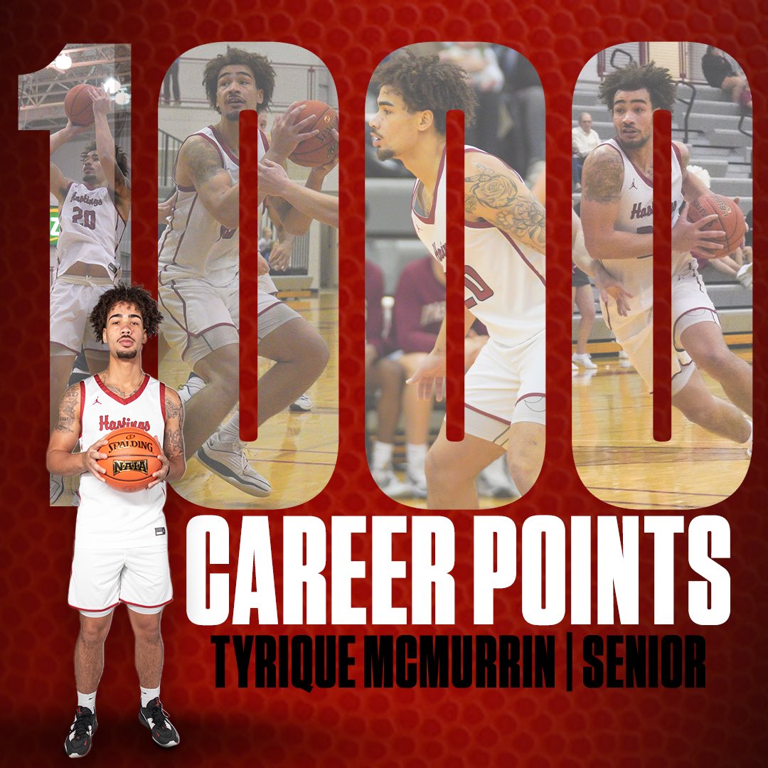 HCBroncoMBB's tweet photo. Congratulations to Senior Tyrique McMurrin! With his last basket, McMurrin has reached 1,000 career points!
#GDTBAB 

🎥 X HC Media https://t.co/UKoYS0spHT