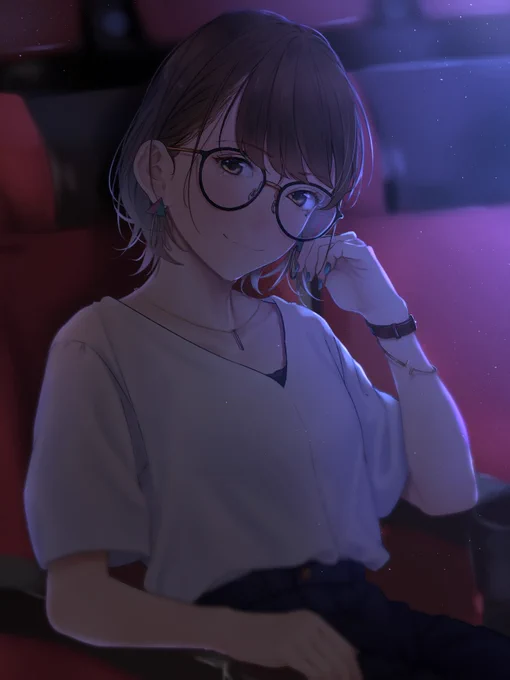 映画館にて 