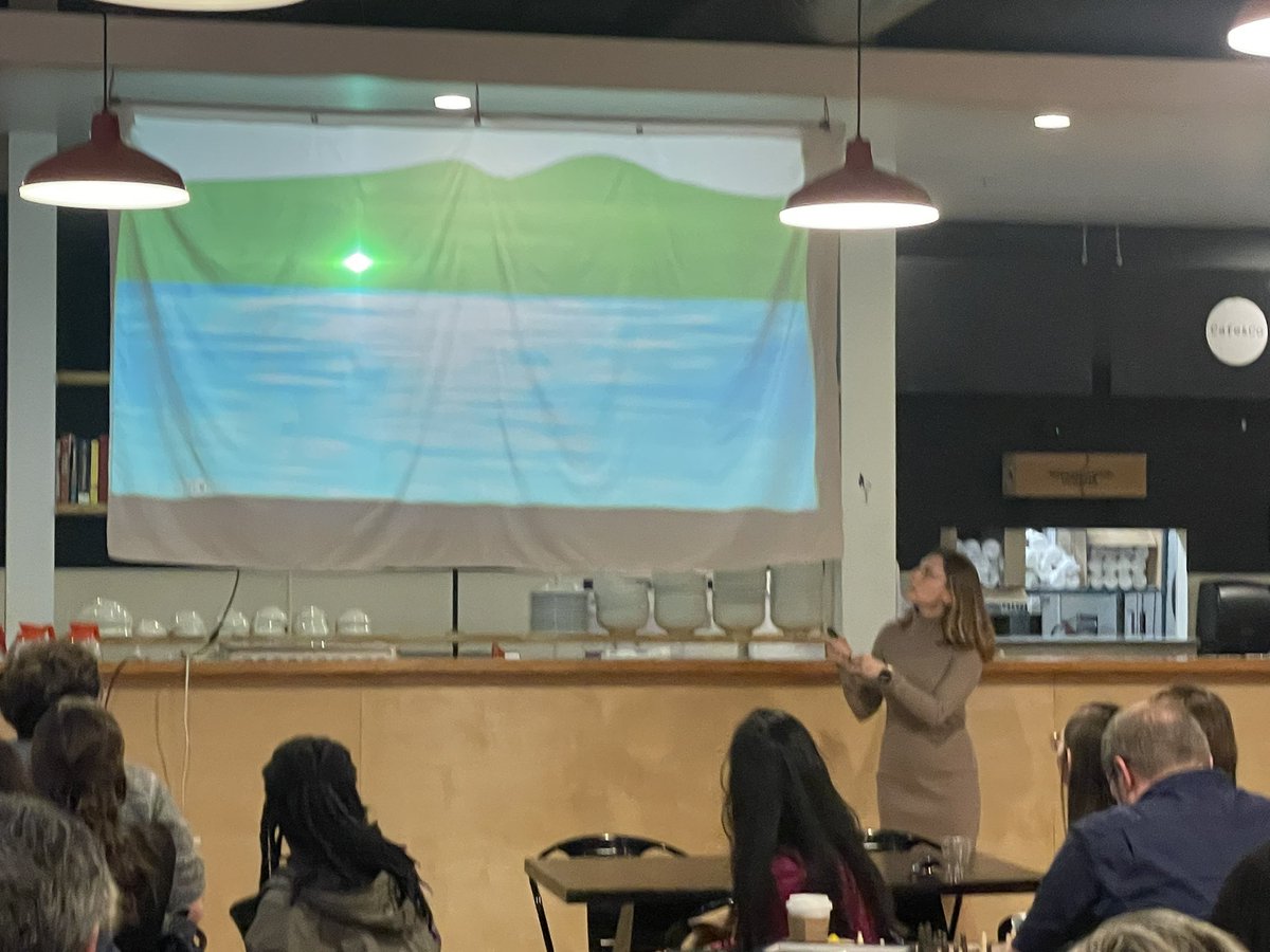 Madam GEEB president Jeannette Cullum knocked her talk out of the park about aquatic ecosystem health with the Daphnia study organism!