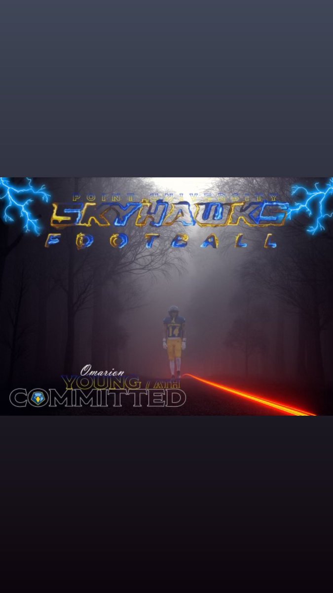 omarionyoung25's tweet image. After long consideration I am committed to point university.@coachzeiders @CC_BIGCOACH Go SKYHAWKS 🦅