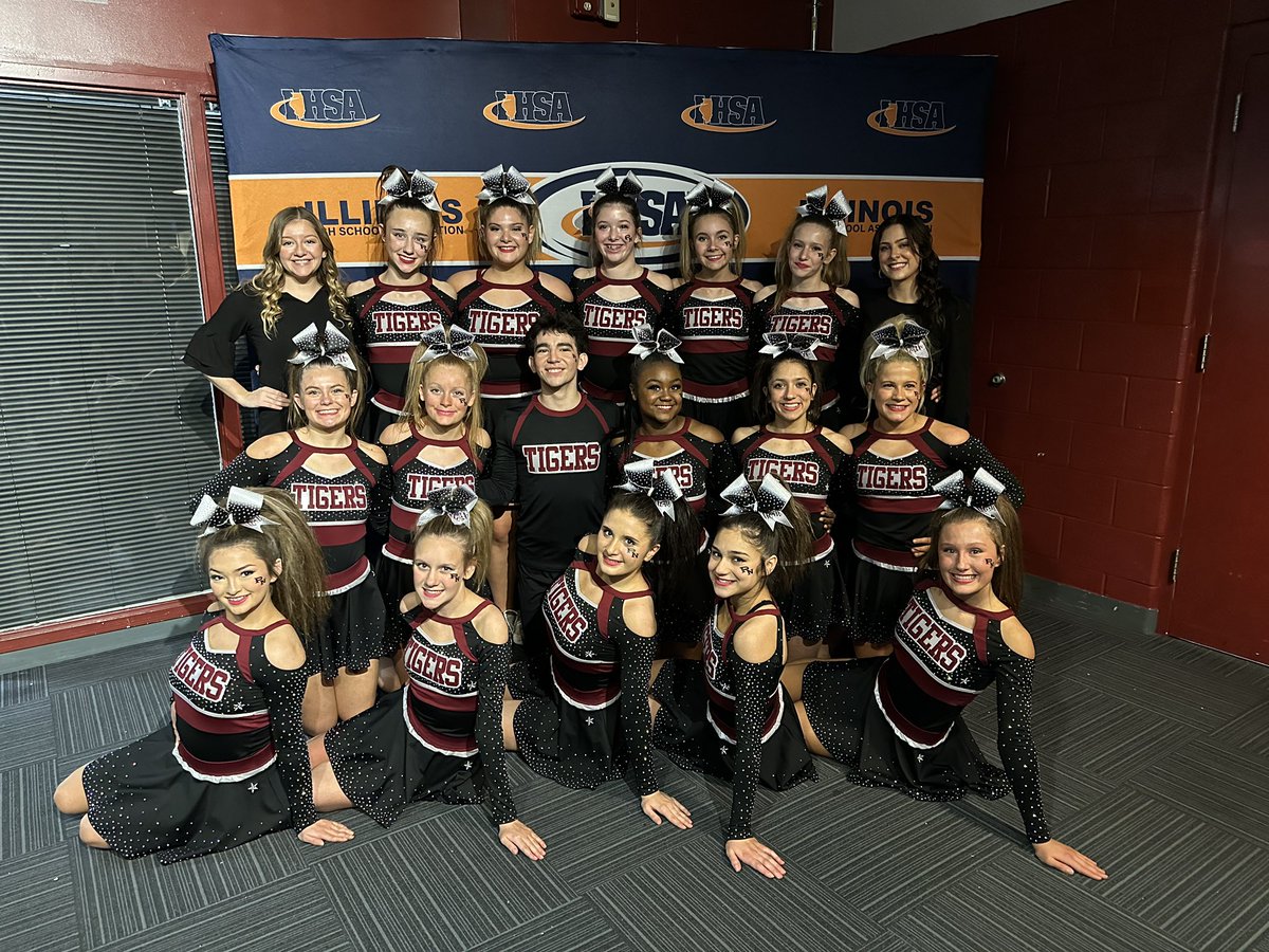 Cheer team after their amazing performance!