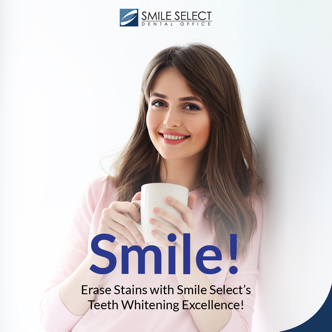 MySmilesSelect's tweet photo. Want a brighter, more confident smile? Look no further than Smiles Select Dental! We offer outstanding teeth whitening services that will leave you beaming. Click the link in bio to learn more and achieve your smile goals!  #CosmeticDentistry #TeethWhitening #SmilesSelectDental https://t.co/QDGd6xS5kR