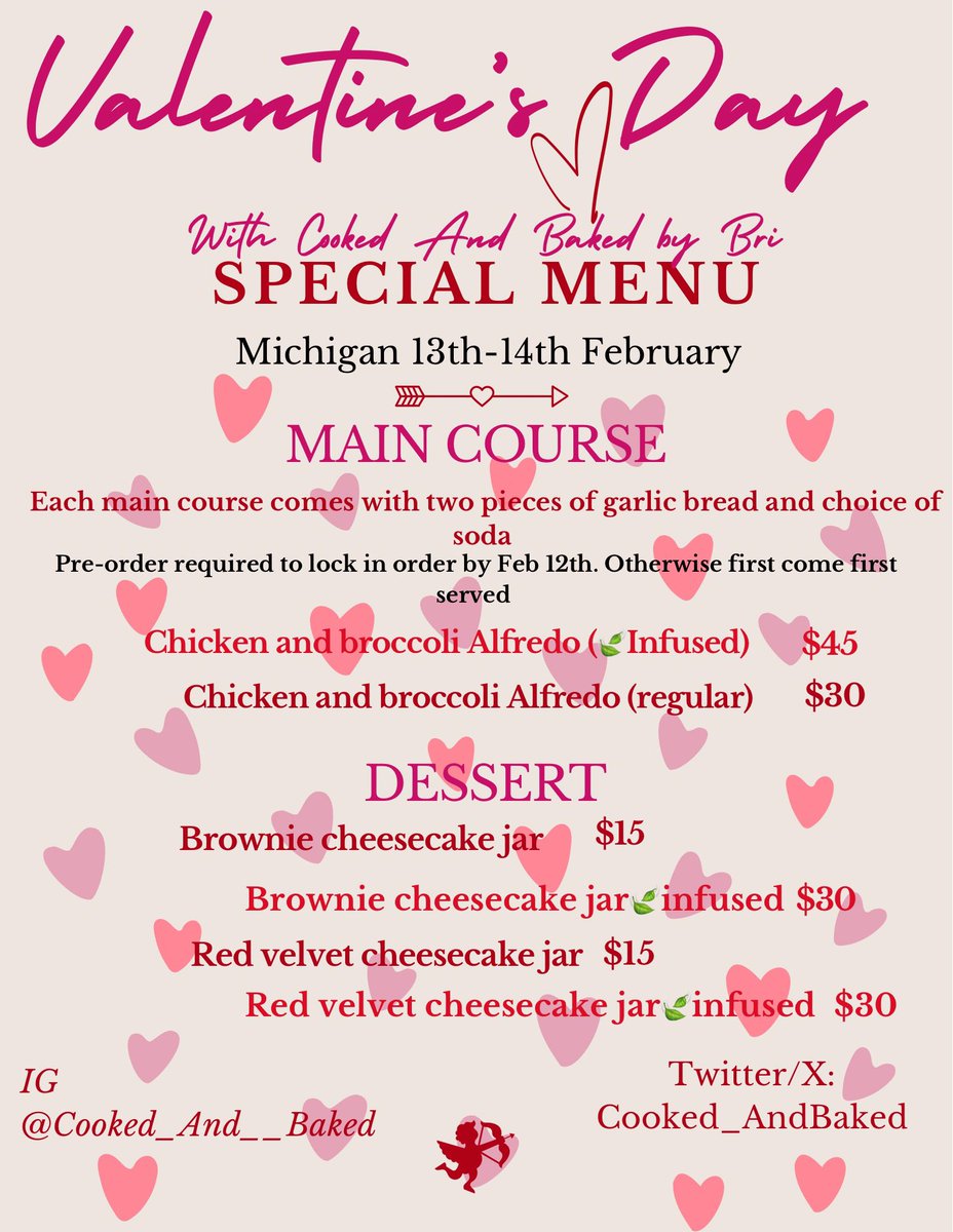 Cooked_AndBaked's tweet photo. Michigan 🗣️ Ypsilanti/AnnArbor or Detroit and other surrounding areas ! Tap in with me for the best infused food you’ll ever have 😈💪 Get your stoner lover the gift they deserve! 🫶🩷 #GetBakedWithBri https://t.co/pzDAPUWjTM