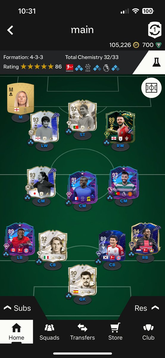 doodoohuman's tweet photo. @fut_trader_D hi bro does this look good to u? or does hm valverde replace any1 from this midfield? https://t.co/j16YPBlrzU