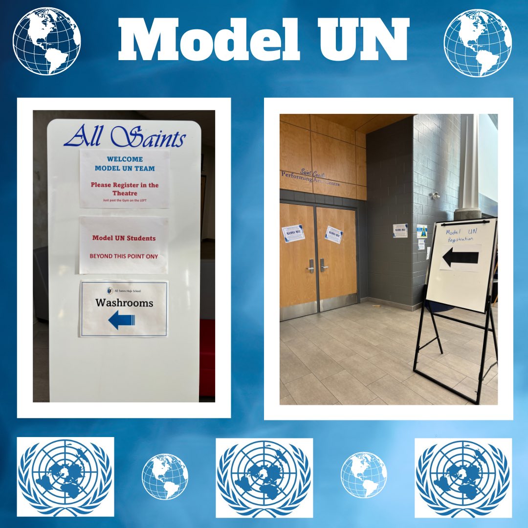 ALLSAINTSccsd's tweet photo. The official end to the countdown to ASHMUN is here! Tomorrow our ASHMUN students are hosting All Saints’ 1st conference and making legendary history!!

#LegendsOwnit
#ModelUN https://t.co/iaZGI6Hc4I