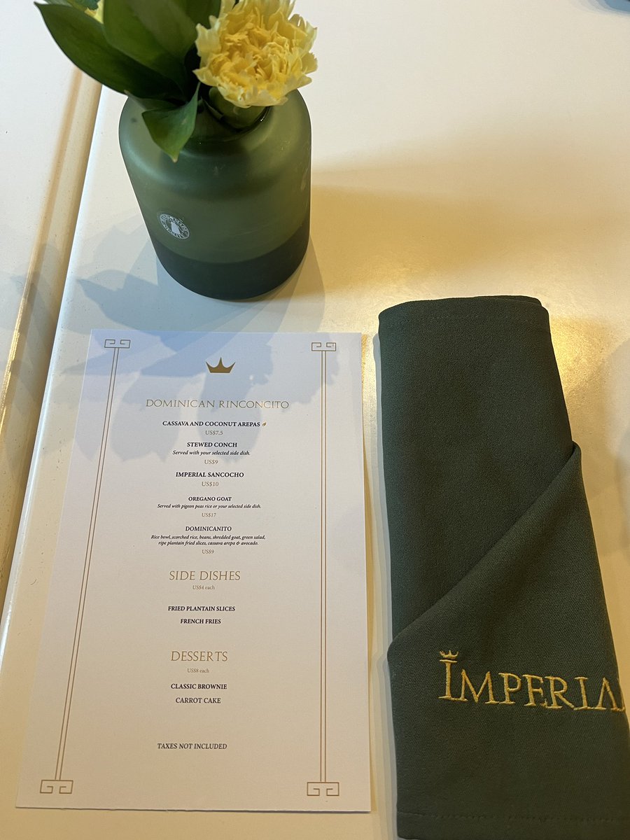 jeremywaisome's tweet photo. @DrJLMooreIII @NSF @Atayliya_ Then we rode over to the historic Colonial Zone, a UNESCO world heritage site!  We had dinner at Restaurante Imperial. I got to practice my Spanish a lot today! The restaurant staff were so kind and the food was delicious. #BICE2024 https://t.co/8ntvdKtAwk