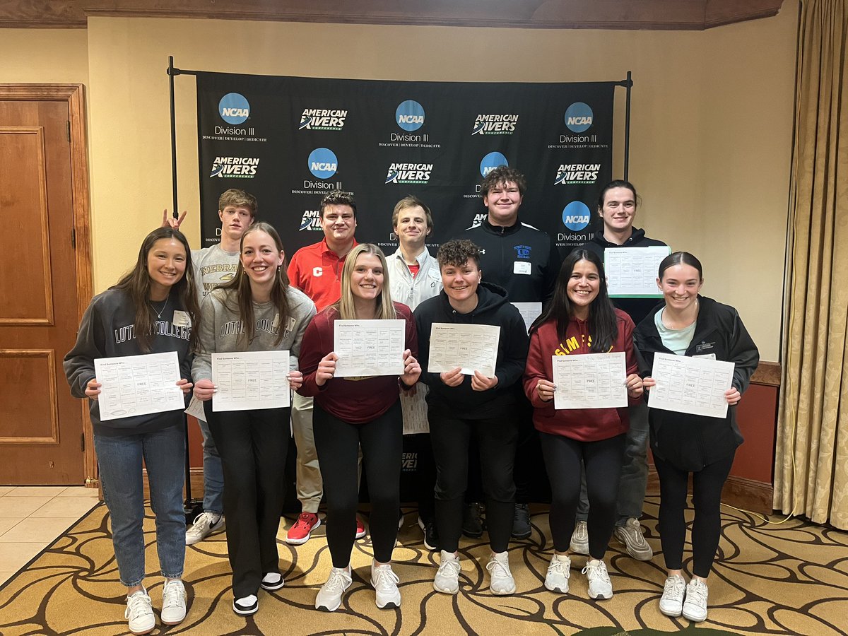 Student-Athlete Leadership Conference Day 1 ✅ 

Full day tomorrow with opportunities to grow as leaders! 

#rollrivers