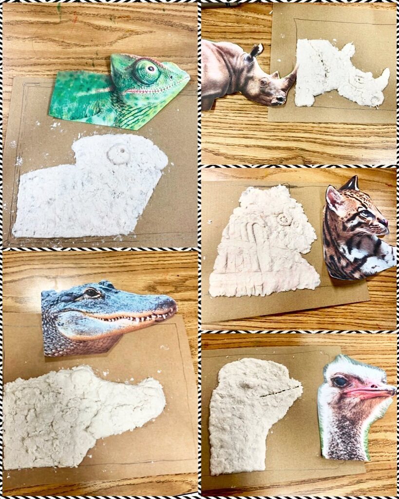 cdjteachesart's tweet photo. VIVID Art Club Update: 
I’m absolutely loving this beginning phase of our CelluClay animal portraits. I can already see these taking shape, and it’s only the first day!
#ElementaryArt #ArtEducation #YoungArtists #CreativeKids #ArtClassroom #ArtForKids #ElementaryArtists #Art… https://t.co/Meol5AagC1