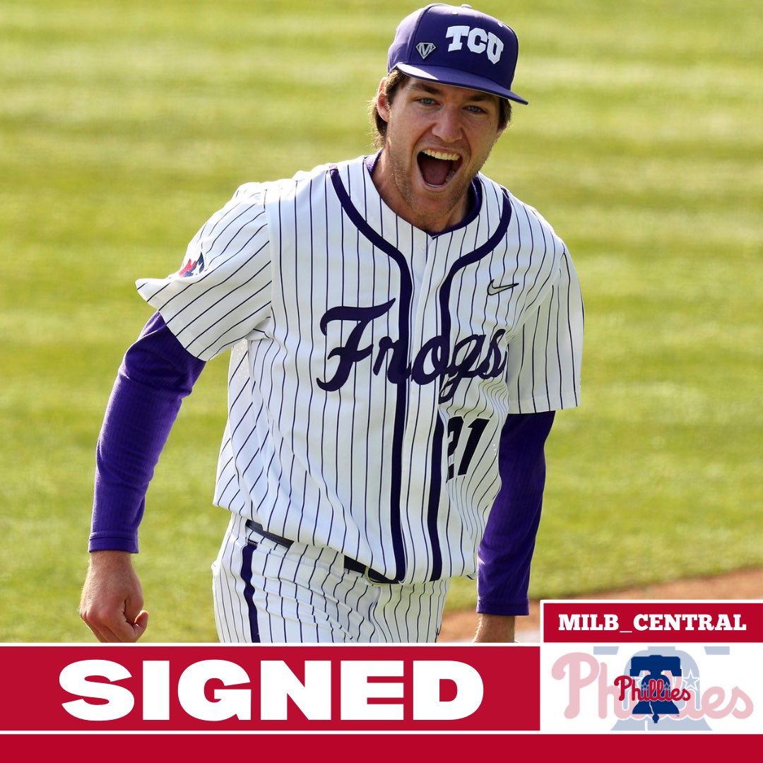 The Philadelphia Phillies have signed Charles King to a minor league contract. The pitcher previously pitched for TCU in college and recently threw a pro day bullpen with Driveline.