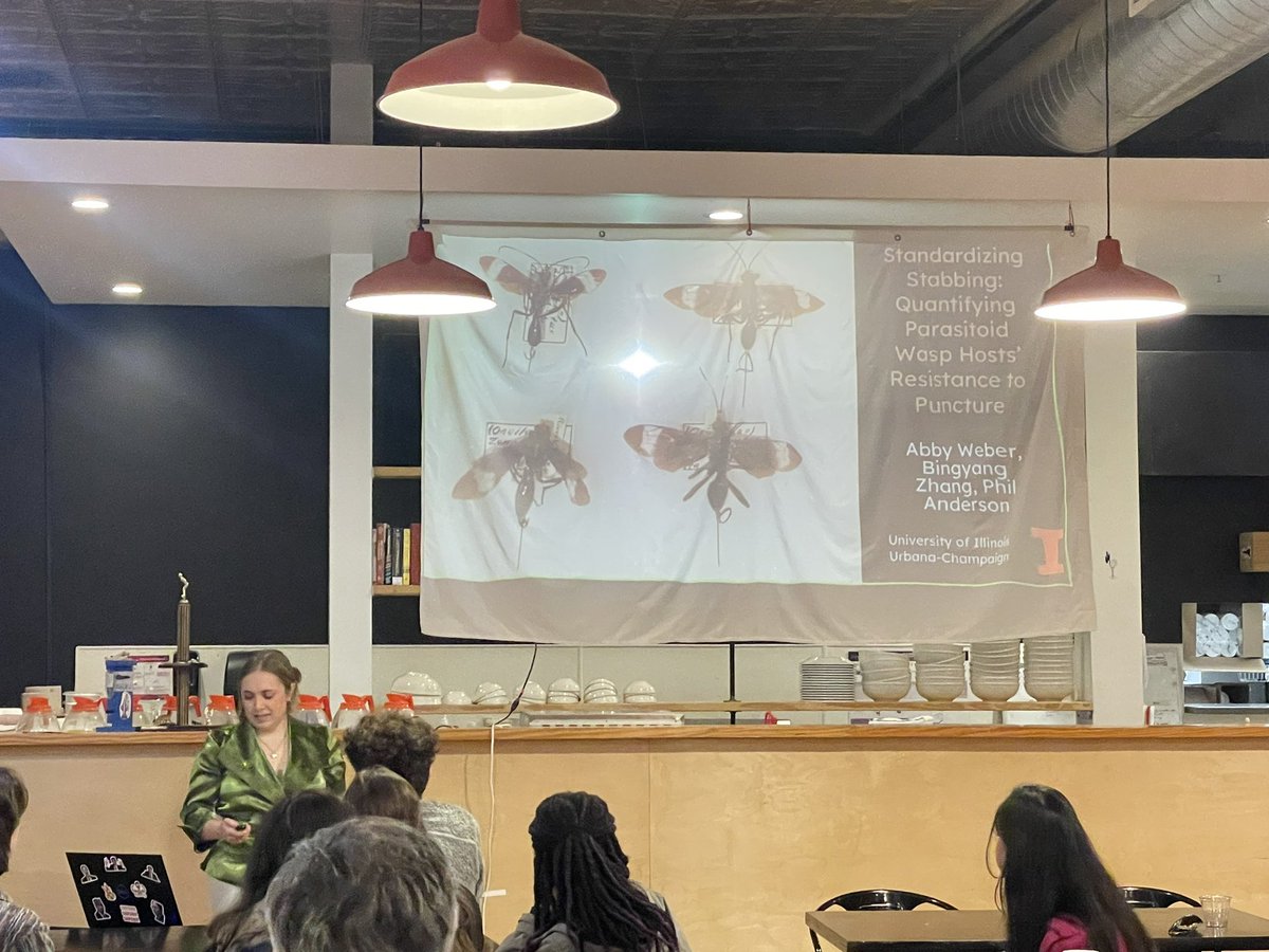 Abby Weber punctured my interest about parasitoid host resistance!
