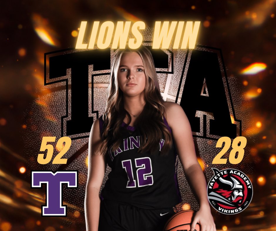 Lady Lions add to their district win column Tori Robinson with 17pts Mary Grace Cleek adds 13 pts GO 🦁 @mcoble22 @TCA_Lions @731preps @preps_sun @WBBJ7News