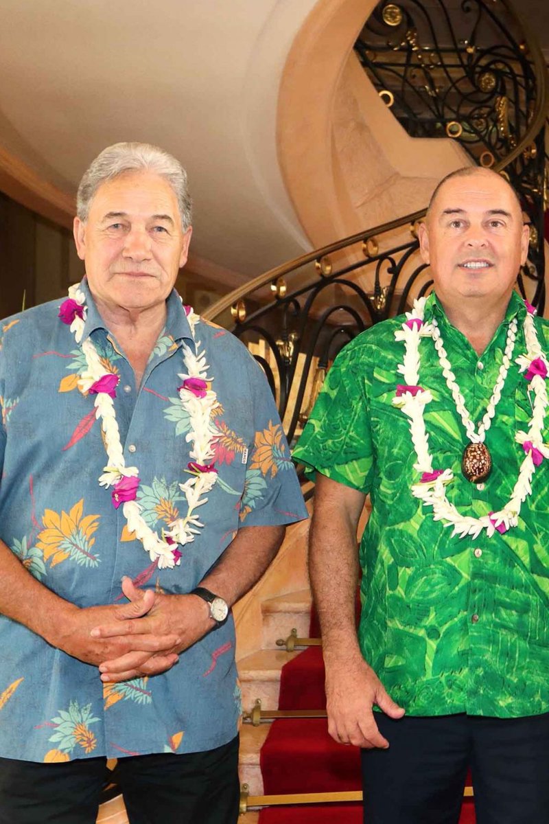 CKI_MFAI's tweet photo. Economic resilience and health security are priorities that Cook Islands Prime Minister the Hon. Mark Brown is looking to discuss when New Zealand Prime Minister the Rt. Hon. Winston Peters visits Rarotonga next week.
Full media release: https://t.co/lMnzqdxkPf https://t.co/ONqyxZLvwE