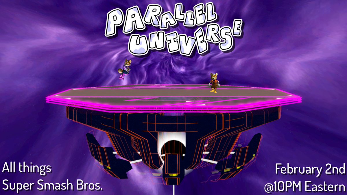 GamesDoneQuick's tweet photo. Parallel Universe is live with a night of SSB!!

We've got Melee, Project+, and Super Smash Bros Remix with a special appearance from the devs behind SSB Remix coming up!

https://t.co/KDNFEZ4yvE https://t.co/acqTH19iP4