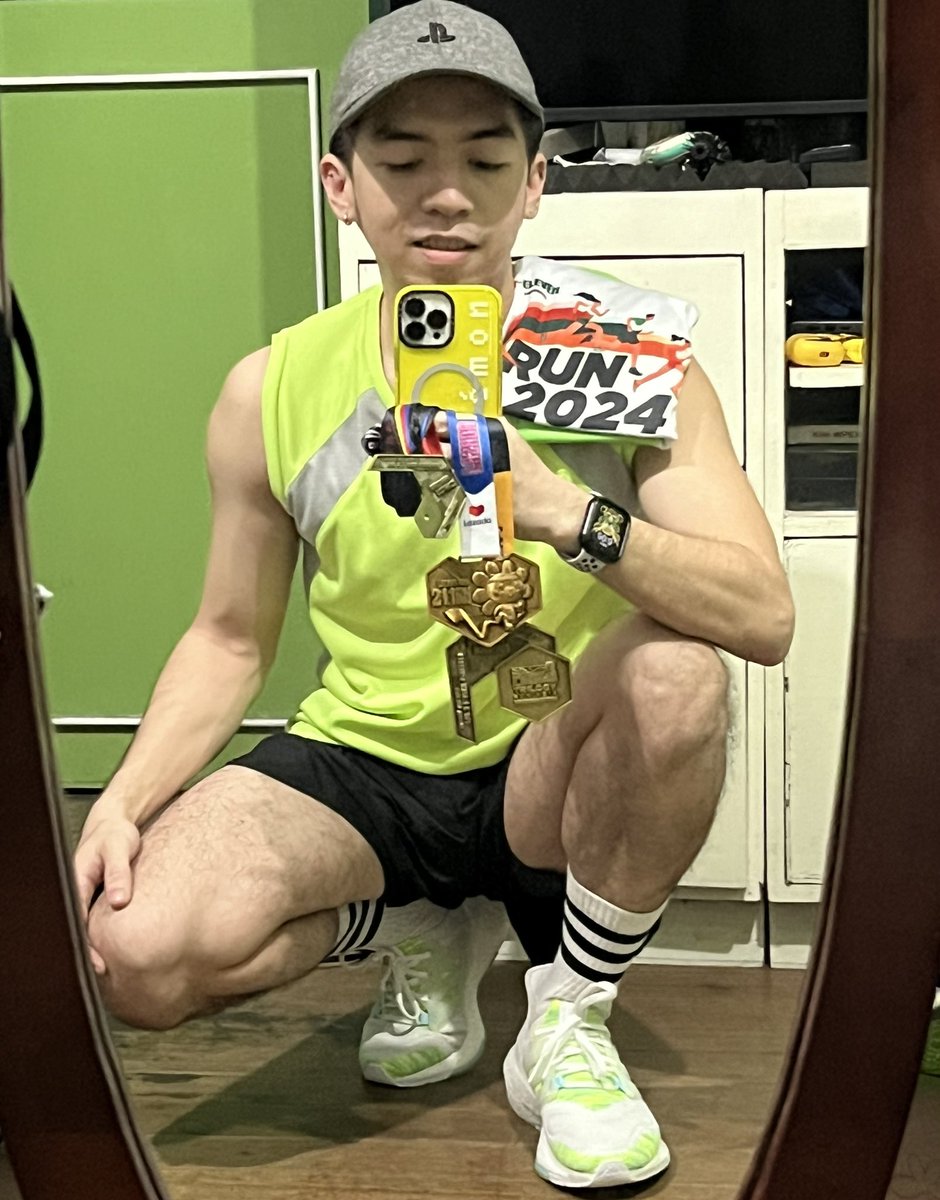 aresxgg's tweet photo. 4th medal let’s go! See you runners tomorrow!🏅🏃‍♂️ #711run2024 #711ph #711run https://t.co/xfRfq4VMfn