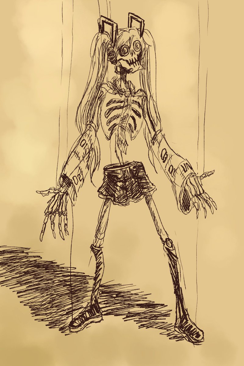 DK_DOArt's tweet photo. You said "I'm gonna listen to Hatsune Miku now mom" and then you would tune the radio to static and listen to dead air for 30 minutes. You had a big imagination with your little Vocaloid songs https://t.co/NrKZT4nPLC