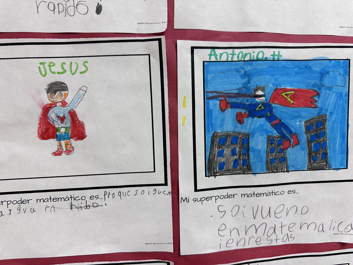 Second Grade has Superhero Mathematicians! 🦸🏽‍♀️🦸🏽‍♂️ #FisherES🐯  #PISDMathchat <a href="/Cgarcia5Garcia/">Cristina Garcia</a> <a href="/ajwillia21/">Ajwillia21</a> <a href="/Marce19608017/">DelRio_Marce</a> <a href="/marleneveg76357/">marlene vega</a>