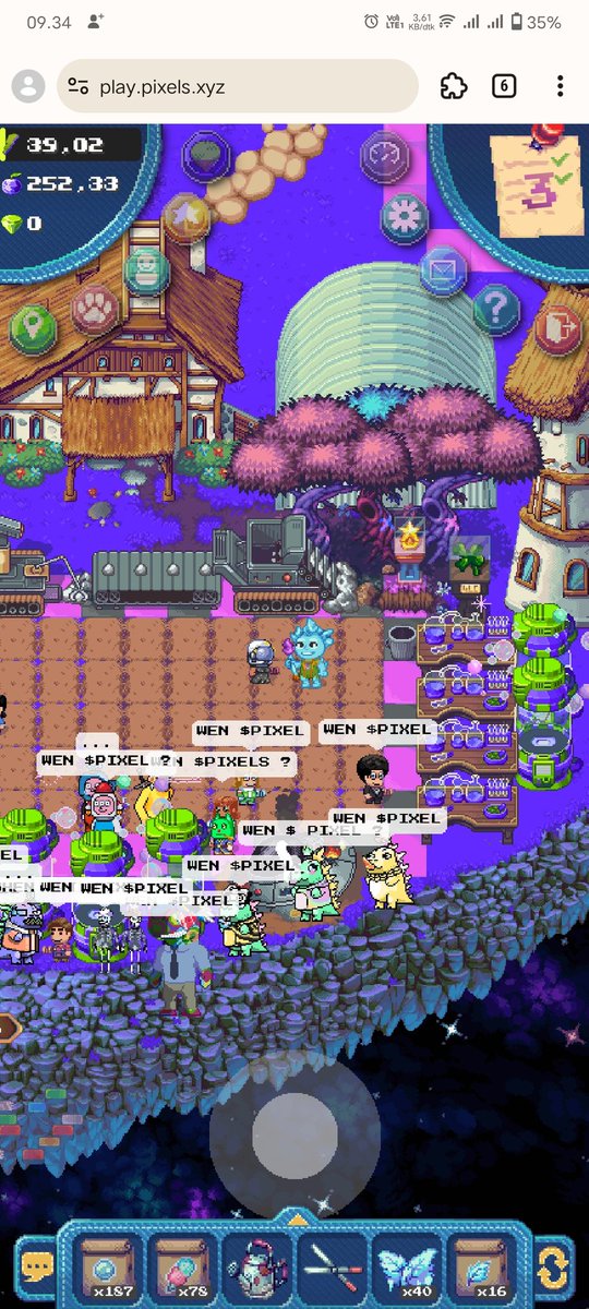 DyahFans's tweet photo. WEN WEN WEN $PIXEL ? Come on, hurry up, I can't wait ๐ค @pixels_online
@heidichristne @whatslukedoing @pixel_barney
#FOGUILD #PIXELPLAYER https://t.co/Vfruk26dz1