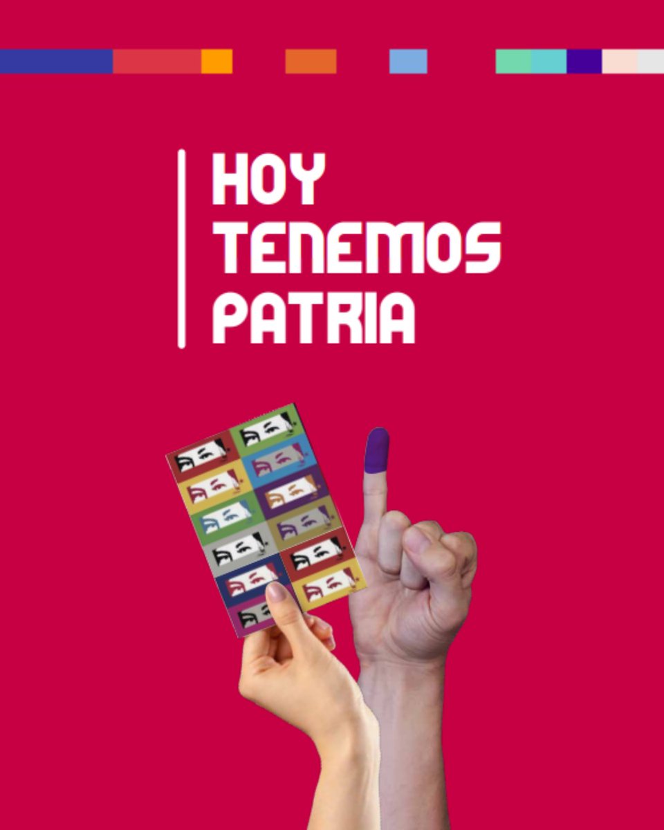 ¡Que nadie se equivoque!

"Pase lo que pase, seguiremos teniendo Patria" - Hugo Chávez Frías.

#25AñosJuntoAlPueblo