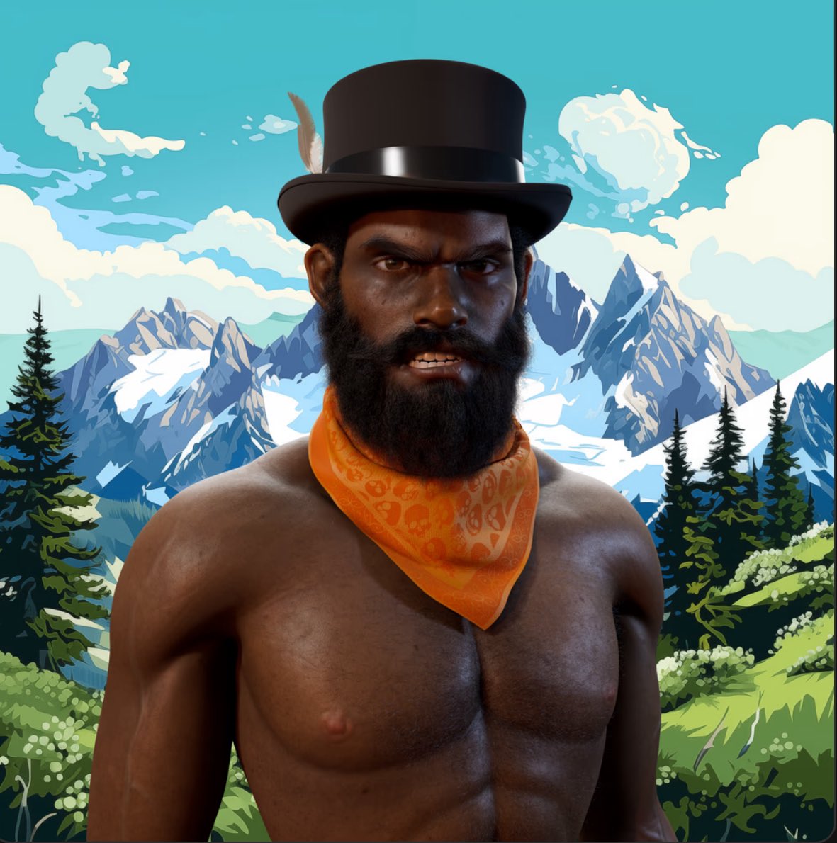 True2Myself15's tweet image. Revealed a few sweet @Rough_Ryders #NFTs today!

I’m gonna nickname this one #RandyMoss

#LoadUp and #MountUp