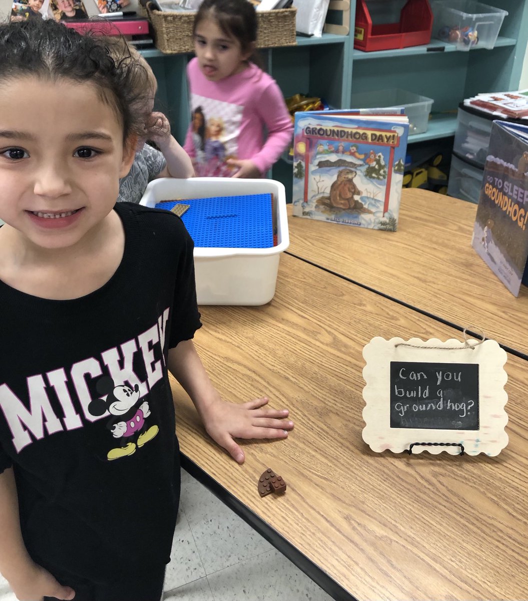 It’s Groundhog Day!  Can you build a groundhog? Students participated in our class Lego Challenge in EYA ⁦<a href="/KingEdwardLions/">King Edward</a>⁩