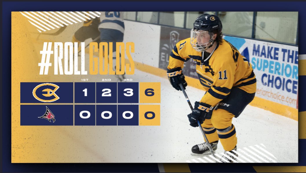 UWEC Athletics (@uwecblugolds) on Twitter photo Ending it for the Falcons with a SHUTOUT! <a href="/UWECHockey/">Blugold Hockey</a> will be back in Hobbs tomorrow night for MOREEEE🤪
C. Lemmer-1G, 2A
T. Herzberg-2G, 1A
K. Grundy-1G
T. Heyde-1G
#RollGolds Ending it for the Falcons with a SHUTOUT! <a href="/UWECHockey/">Blugold Hockey</a> will be back in Hobbs tomorrow night for MOREEEE🤪
C. Lemmer-1G, 2A
T. Herzberg-2G, 1A
K. Grundy-1G
T. Heyde-1G
#RollGolds