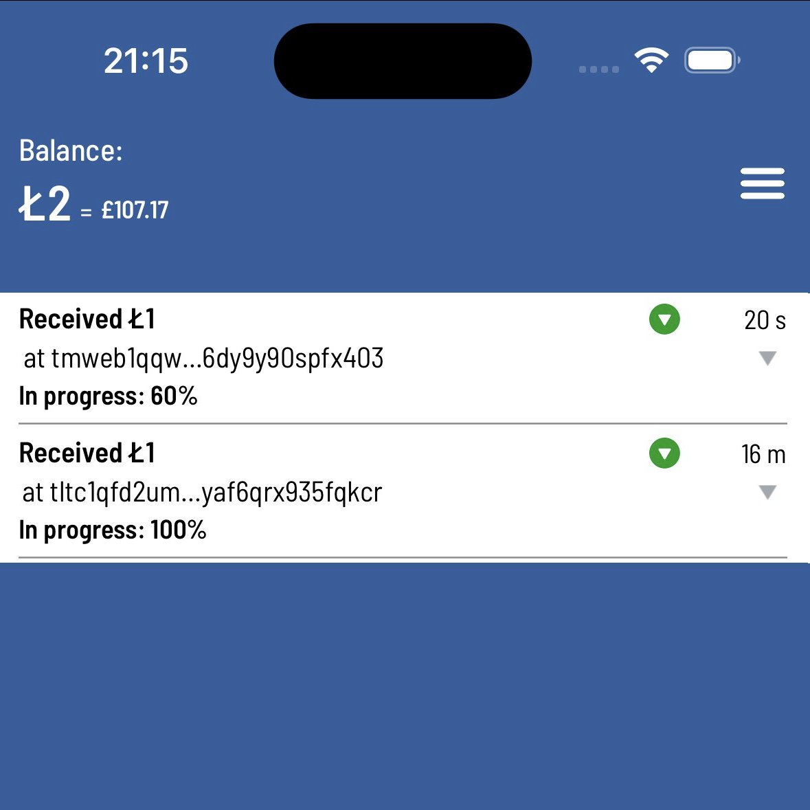 Loshan (@loshan1212) on Twitter photo The first MWEB receive and send transaction have been made from a mobile phone. 🎊
Hector: "Light client MWEB wallets are a reality." The first MWEB receive and send transaction have been made from a mobile phone. 🎊
Hector: "Light client MWEB wallets are a reality."
