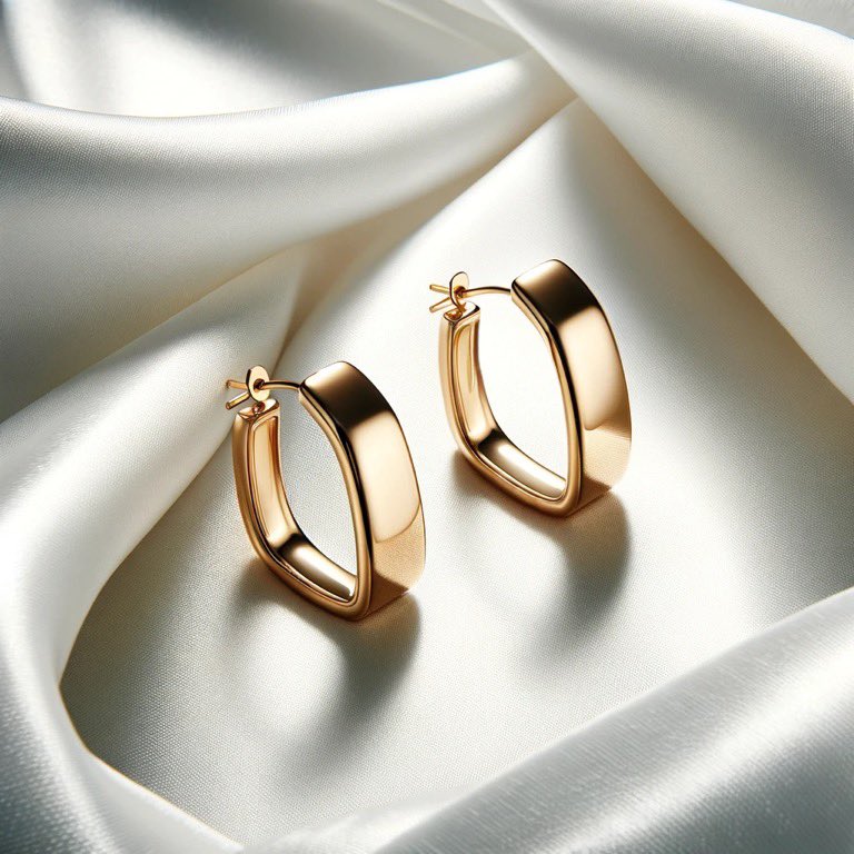 “Discover the epitome of sophistication with these 14K gold rectangular hoop earrings, a blend of classic charm and contemporary design. Make them yours for $220 and elevate your jewelry collection. #GoldEarrings #HoopStyle #Elegance #ShopJewelry #TrendyAccessories