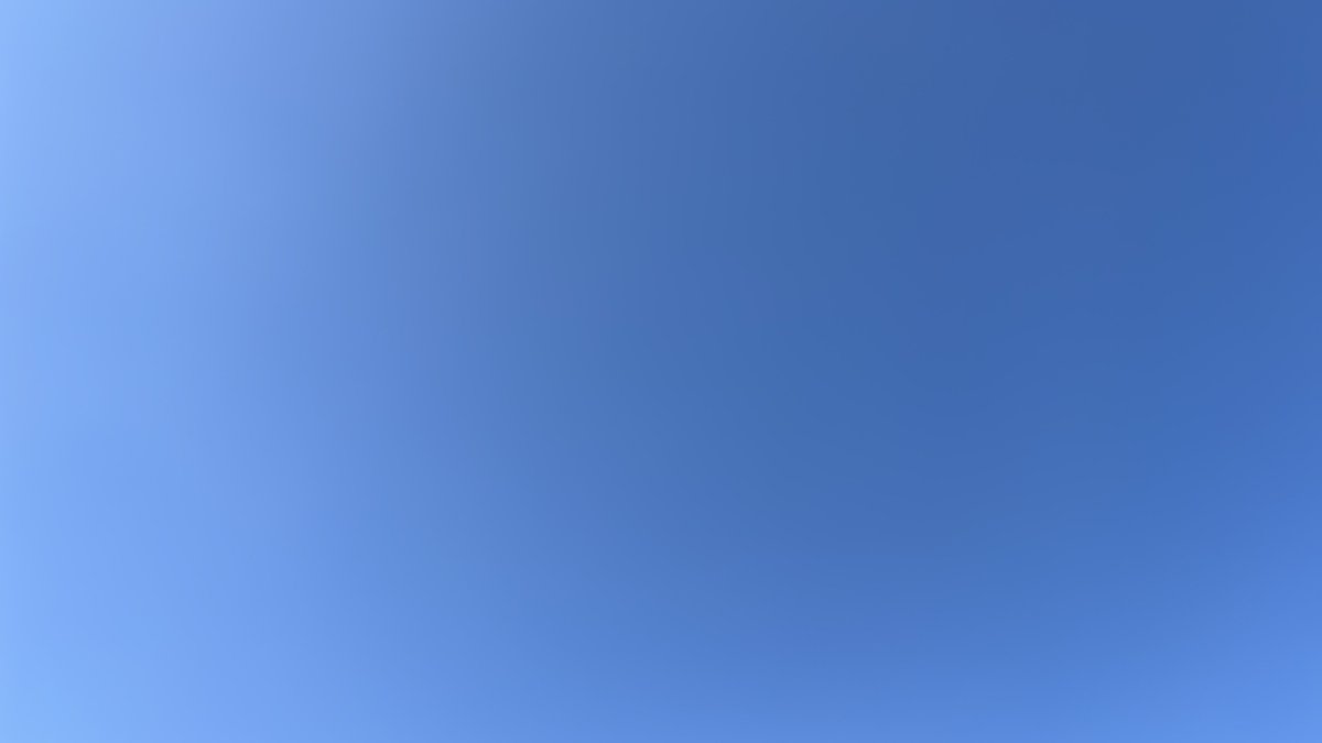 晴天なり