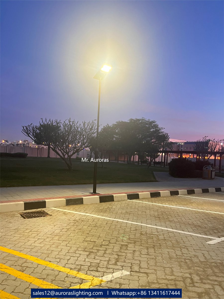 Ruby61057406's tweet image. All-in-one solar street light project in the industrial park. 6M Height. save more energy with a motion sensor.

Whastapp:+86 13411617444

#solarstreetlight, #solarstreetlamp, #solarledlight, #solarstreetlightoutdoor, #solarpole,#allinone, #light,#led,#solarpane