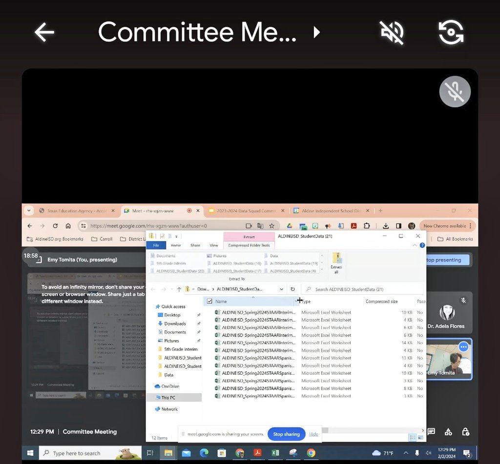 emytomita's tweet photo. Thank you to all the committee members who attended the meeting today & @carpediazAISD @primaryliterac1 for assisting team members in breakout rooms. Talked about #CambiumFeatures, downloaded data & created spreadsheets. @clynvan1 #MissingPhoto #GrowthMindset https://t.co/qFhteyTMVA