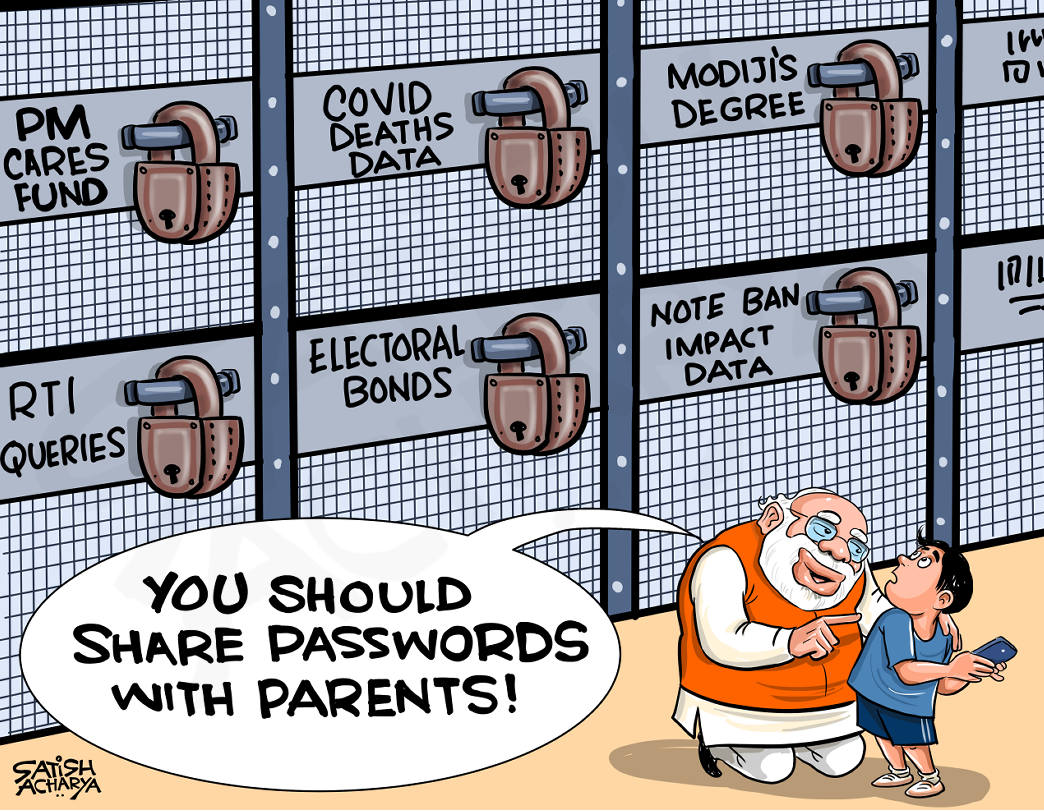 satishacharya's tweet photo. Share passwords with parents, PM Modi tells students! https://t.co/UDtB5KFgu3