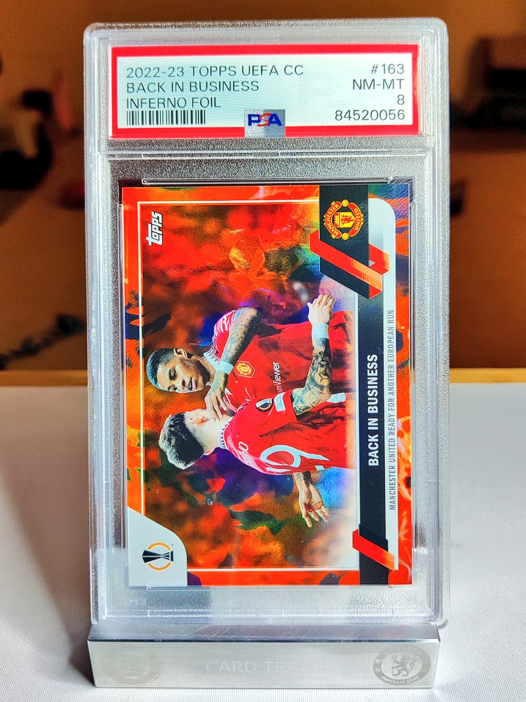 CardTraderHobby's tweet photo. Rashford Garnacho Back in business PSA 8 - $11
#Lot22
#CardTraderFebSale
US shipping - $5 BMWT 📦
(free over $75)
🌎 Shipping - You pay what I pay
RT's always appreciated 🤝🏽 https://t.co/WSRJ49bKAx