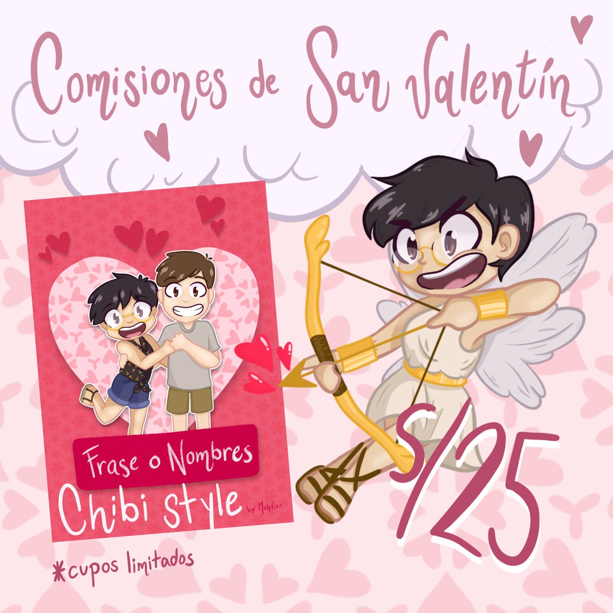 MichifusOwo's tweet photo. ¿Aún sin un detalle para tu pareja, crush o casi algo? NO TE PREOCUPES💘  Hago un dibujito lindo de ustedes dos con un fondo especial en chibi por 25 soles peruanos o equivalente 🥰🥰🥰
❣️Pago vía Plin, Yape o PayPal
❣️CUPOS LIMITADOS

#comisiones #ilustraciondigital #sanvalentín https://t.co/BXRAcm2rcK