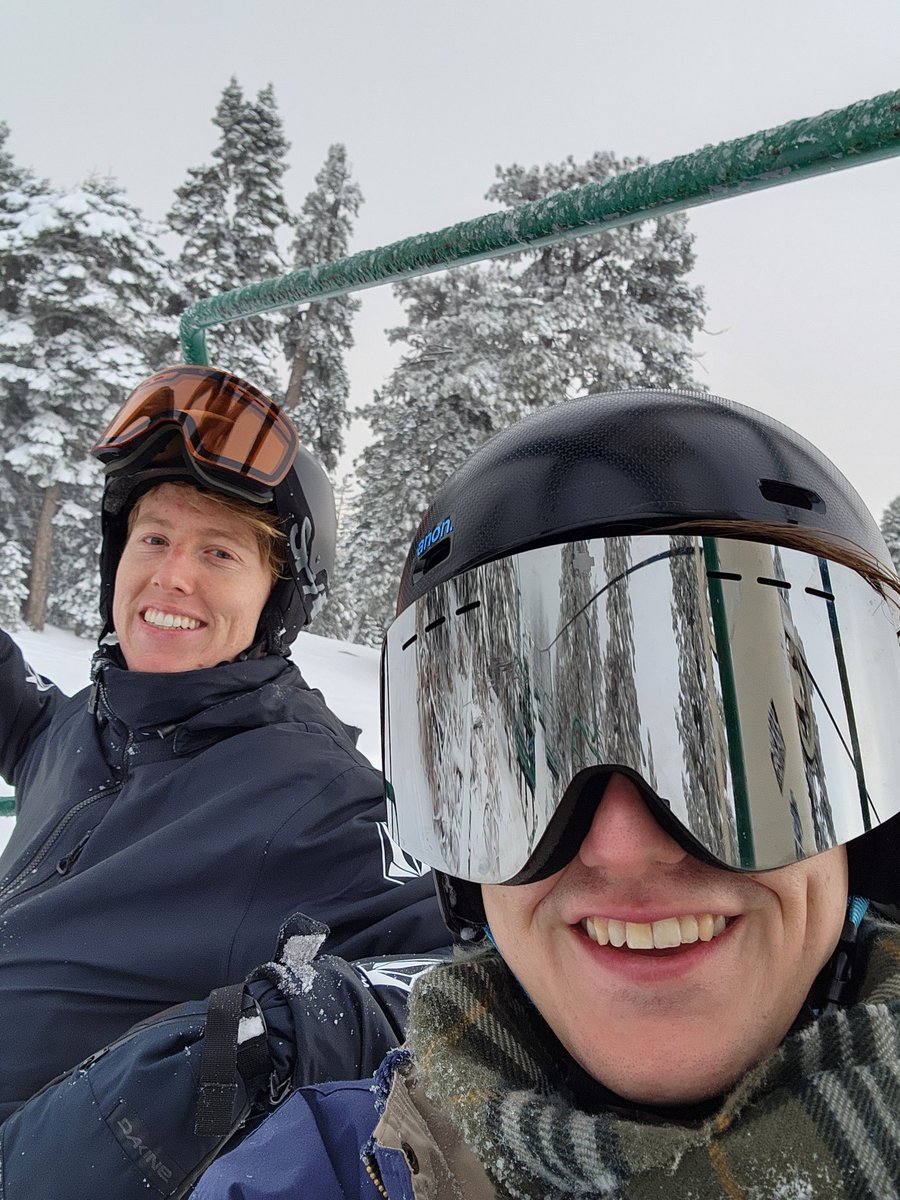tRichCS's tweet photo. Tanner and I served Big Bear after it had a big dumpy yesterday https://t.co/BKo8TwPCpm