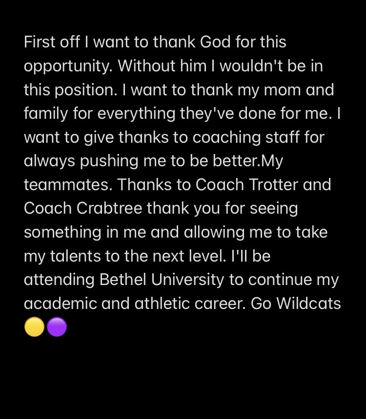 AndraeLunsford's tweet photo. I'm blessed to say that I am 100% committed, I am very thankful for the coaches of @BeechFootball for helping me get to the next level of my football career.

@BU_FootballTN 
@ShaneJTrotter
@Coach_Springer1 https://t.co/Syd80NnVTh