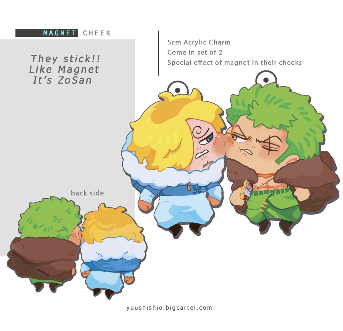 Hello my store finally re-open for pre-order!
The new Magnet Cheek Charm and many new items are in shop! Please pay a visit with the link below!

Thanks for your supports!
RT = ♥ ♥, we will ship after Lunar New Year