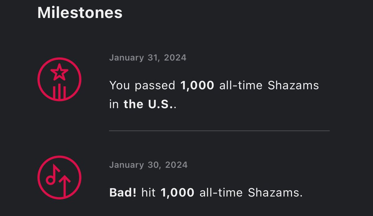 OrijinalJenesis's tweet photo. 1,000 all time Shazams in the U.S
#Bigstyle #RiskyBusiness #9thFeb https://t.co/SVALiHKA9x