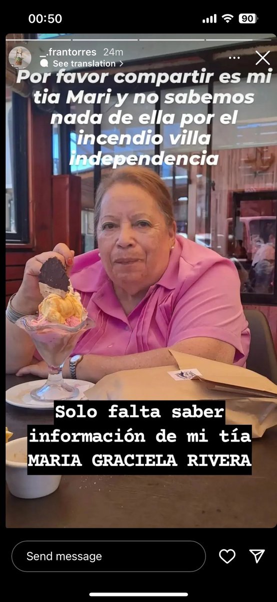 TinyMagicShop's tweet photo. Viendo en Instagram me encontré que están buscando a esta persona! 

María Graciela Rivera!
Cualquier información al Instagram https://t.co/dmkEUsOabi

#incendio #IncendioForestal #Valparaiso #VinadelMar https://t.co/C3TYkpdA1W