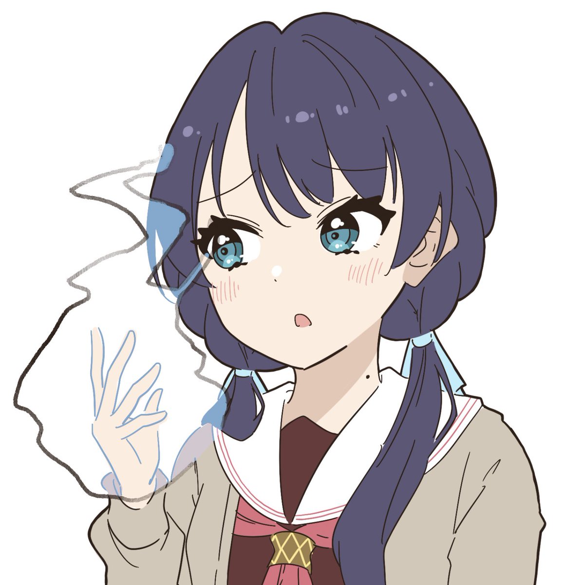 「祓えるといいのですが……(違) 」|かぴたるのイラスト