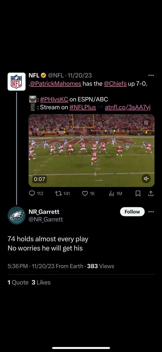 This you <a href="/NR_Garrett/">NR_Garrett</a> 🤡 enjoy the superbowl on the couch