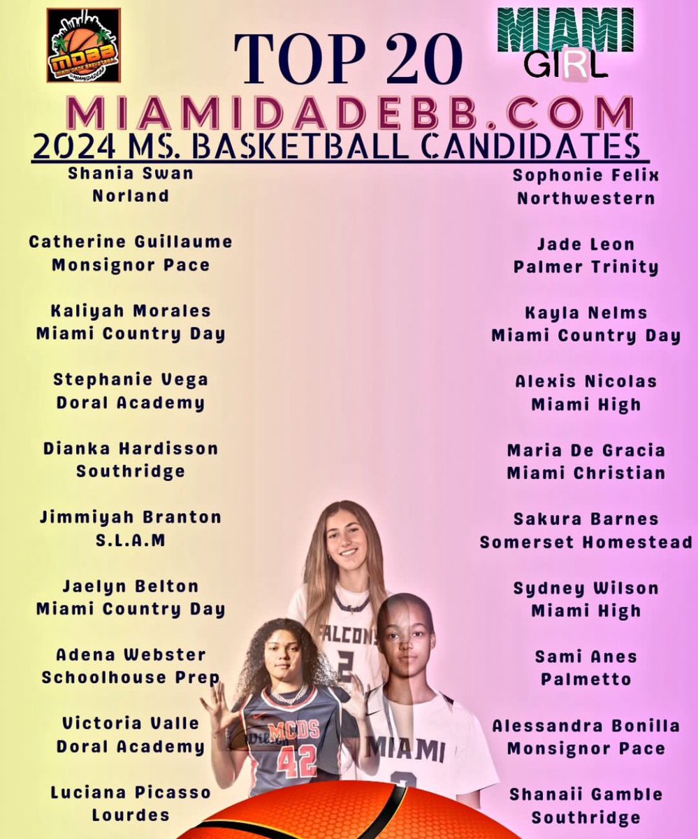 I am honored to be considered . Thank you Miami Dade Basketball 🙏🏽🙏🏽