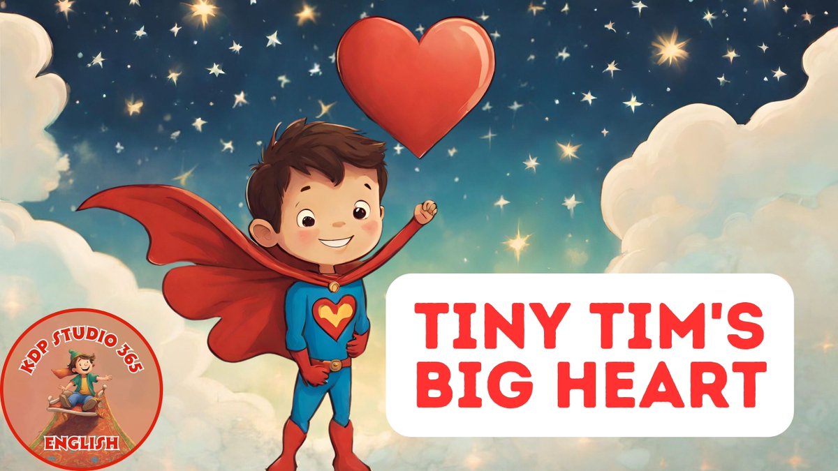 bfyvault's tweet photo. Tiny Tim's Big Heart | Brave Little Hearts | English Fairy Tales @KDPStudio365
#KDPTeamplateStudo #KDPStudio365 #englishshortstories #englishfairytales #englishbedtimestories #englishfairytalesforkids #englishfairytalesanimals #bedtimestoriesforkidsinenglish #bedtimestoryaudio https://t.co/yQ6wBl9YqH