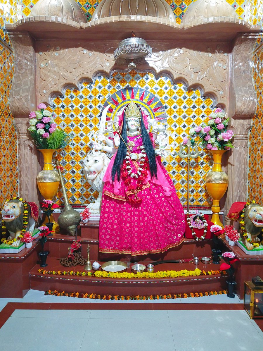 Renwaldham's tweet photo. माँ कुल्लू-भगवती के आज *अखण्ड ज्योति के साथ 03/02/2024( माघ कृष्ण पक्ष   अष्टमी तिथि संवत (2080)शनिवार* के मनमोहक छवि  के अद्भुत श्रृंगार दर्शन
 जय माँ कुल्लू भवानी 
#renwaldham #kulluwalimata #mataji #durgapuja2024 #matarani #veshnodevi #khatu #kharushyam #salasarbalaji #salasar https://t.co/2Quey0UhNQ